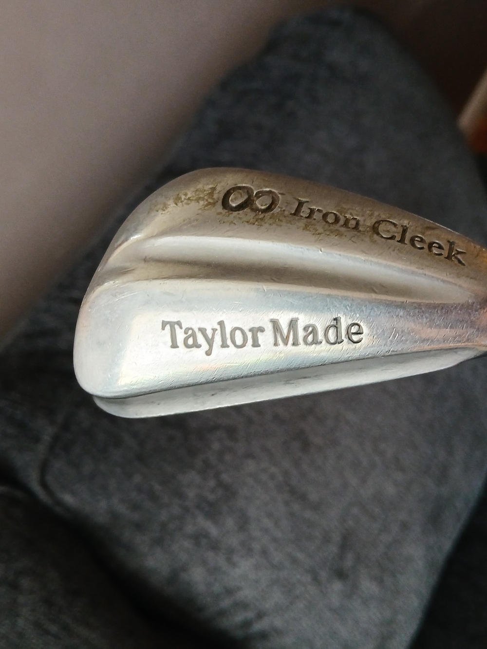 TaylorMade Silver Golf Iron Decorative Accent